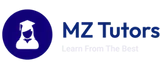MZ Tutors logo representing online and offline tutoring services.