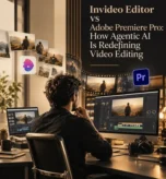 Editor comparing Invideo Editor and Adobe Premiere Pro for agentic AI video editing workflows
