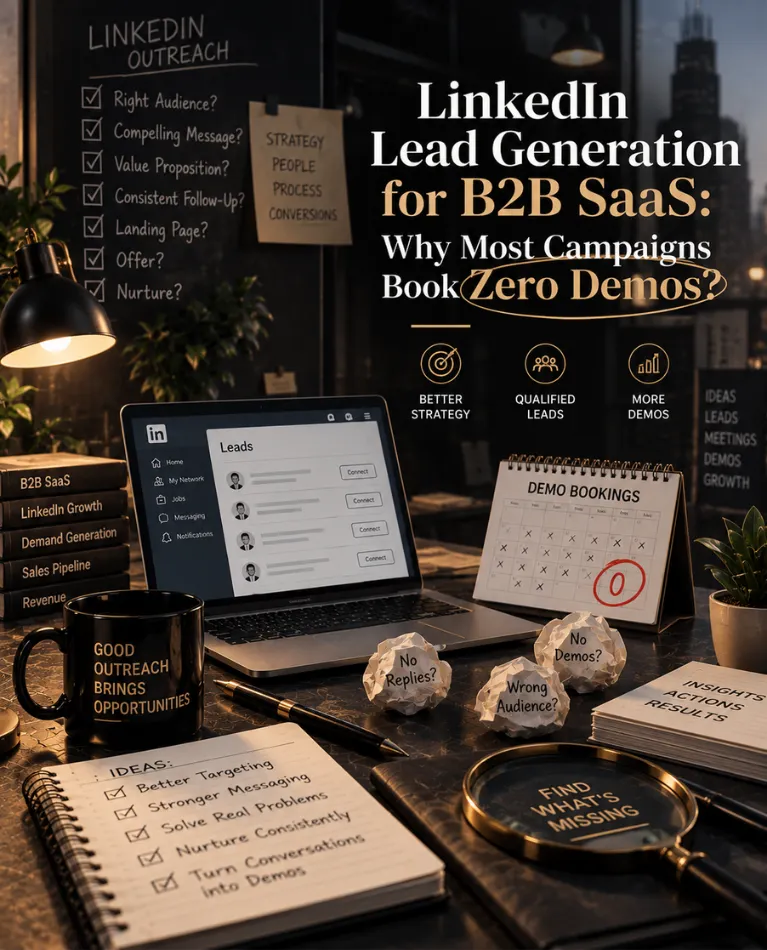 LinkedIn lead generation for B2B SaaS: why campaigns book zero demos