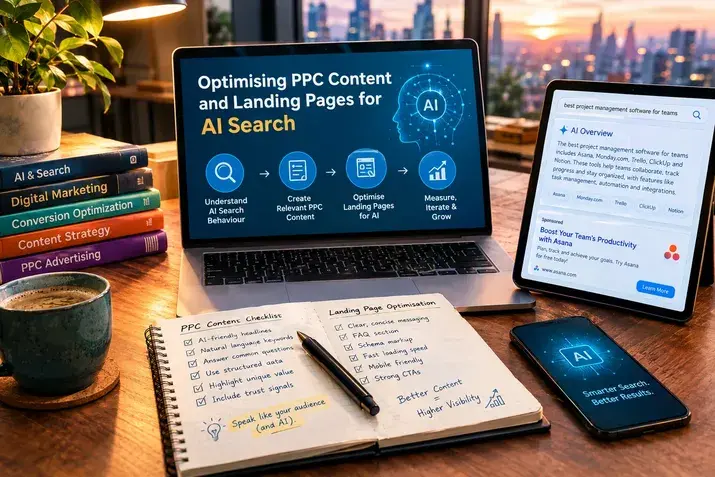 Optimising PPC content and landing pages for AI search results