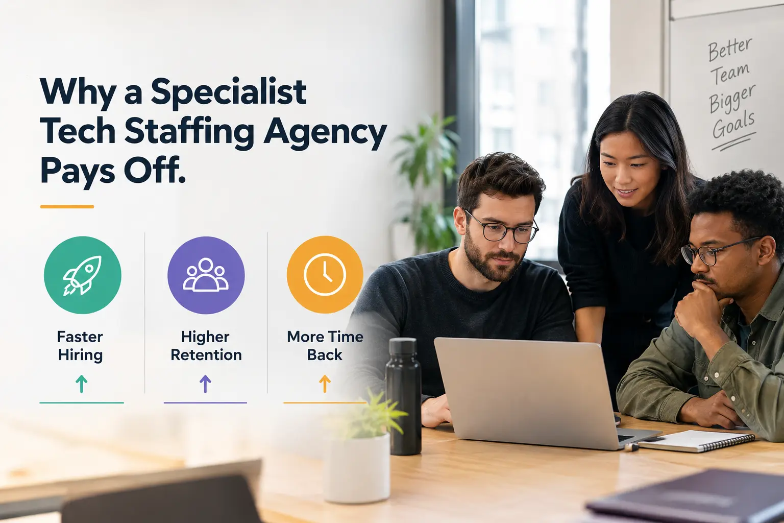 Tech staffing agency roles and stacks: frontend, backend, DevOps, cloud, QA